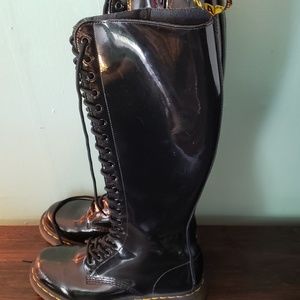 Dr. Martens patent leather boots